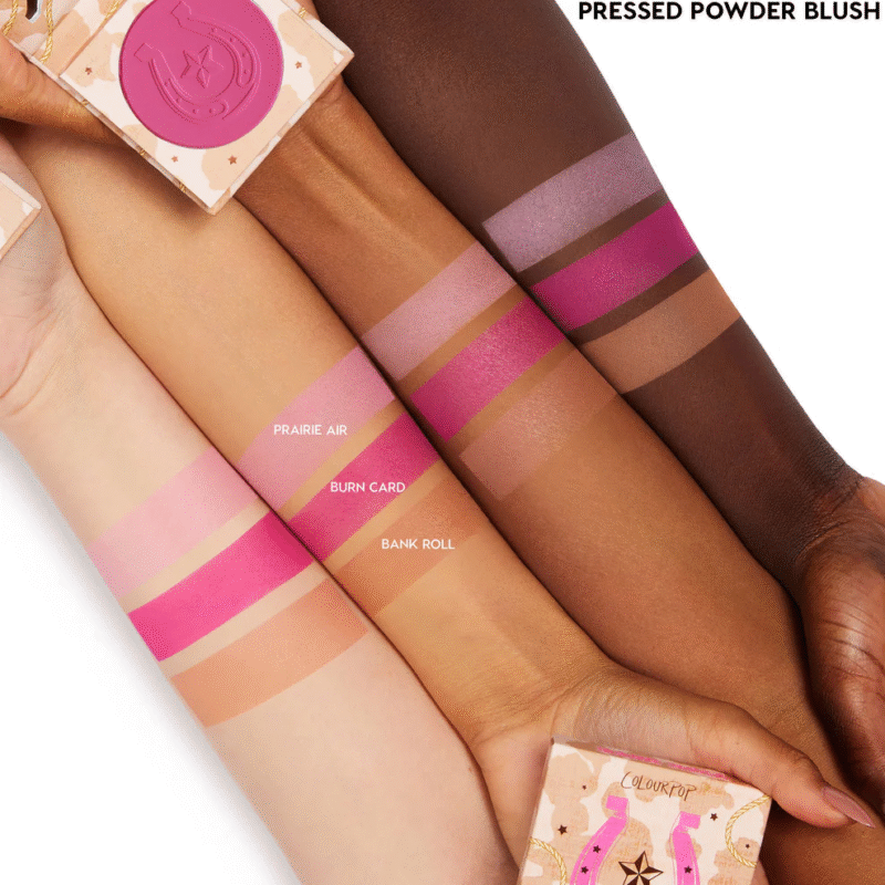 Colourpop Pressed Powder Blush Burn Card