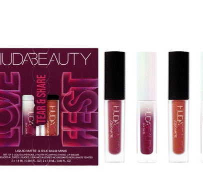 Huda Beauty Lovefest Tear & Share Lip Quad