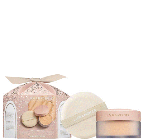 Laura Mercier Divinely Flawless Translucent Loose Setting Powder and Puff