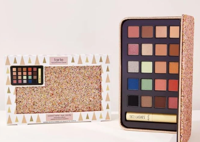 Tarte sweet tarte eye candy eyeshadow palette and Mascara