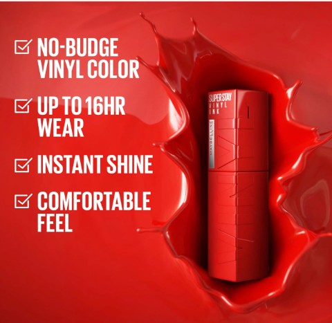 Maybelline Super Stay Vinyl Ink Longwear Liquid Lipcolor