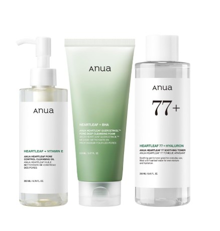 Anua Heartleaf Pore Control Cleansing Bundle