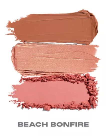 Morphe Cheek Thrills Multi-Finish Face Trio - Beach Bonfire