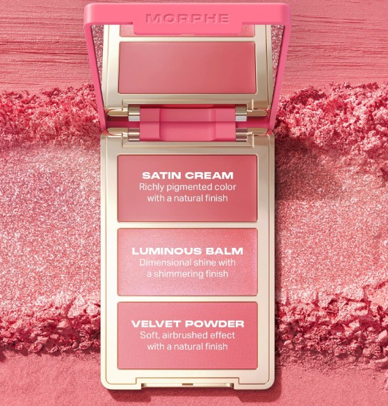 Morphe Cheek Thrills Multi-Finish Face Trio - Blind Date