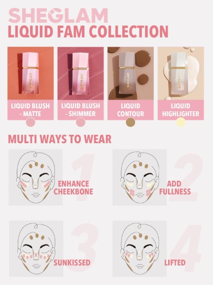Sheglam Color Bloom Day Glow Liquid Blush- Love Cake