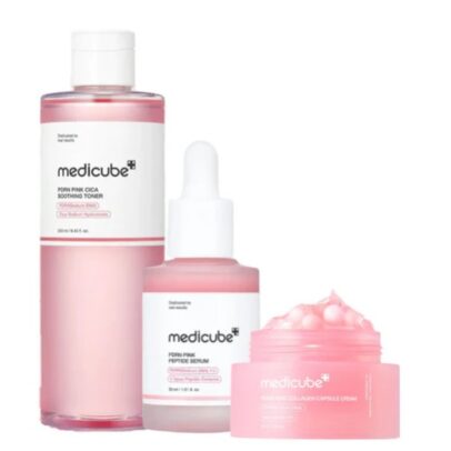 Medicube PDRN Toner Serum and Cream Set -Ultimate Skin Rejuvenation Trio for Youthful Radiance