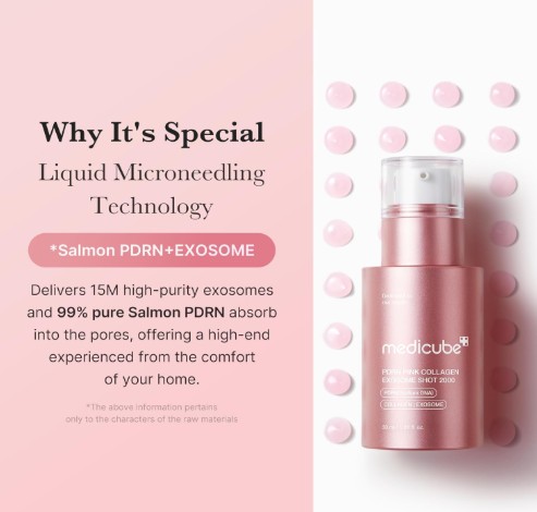 Medicube - PDRN pink collagen exosome shot serum