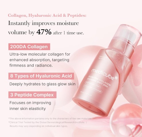 Medicube - PDRN pink collagen exosome shot serum
